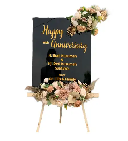 Papan Bunga Akrilik Pringu